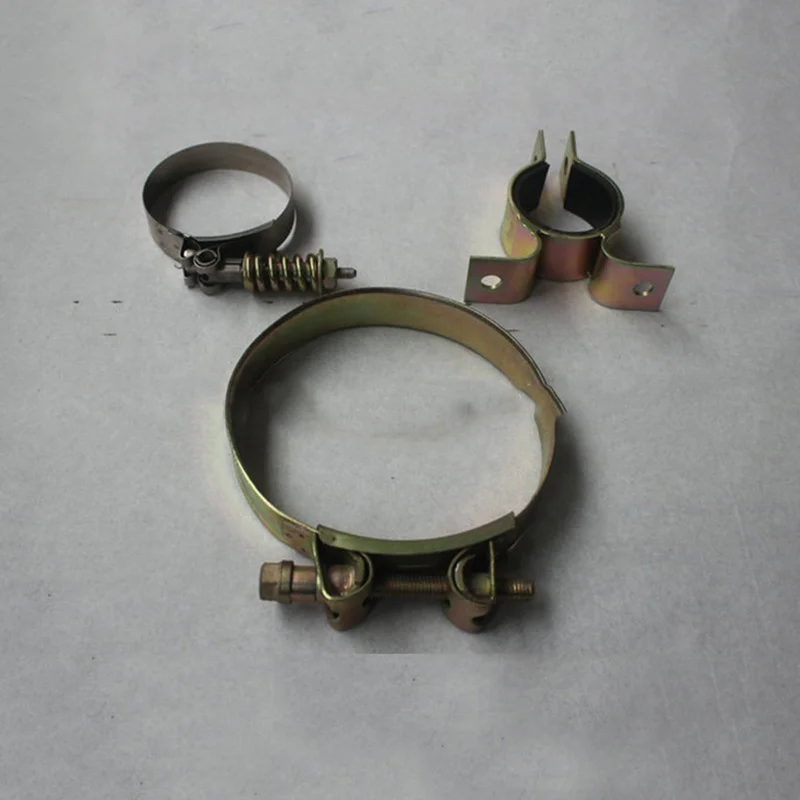 
Factory custom size small MOQ Stainless steel pipe tube hose rope clamps 