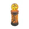 800mm High Sandstone & Polyresin Outdoor Ball and Post Lamp