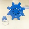 custom printing logo rudder helm eva foam floating keychain