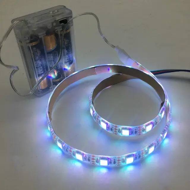 5v 5050 Rgb Smallest Led Strip Light Usb+small Battery Operated Led