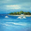 China manufacture excellent seaside landscape oil painting for art gallery