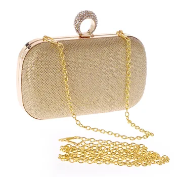 gold evening clutch