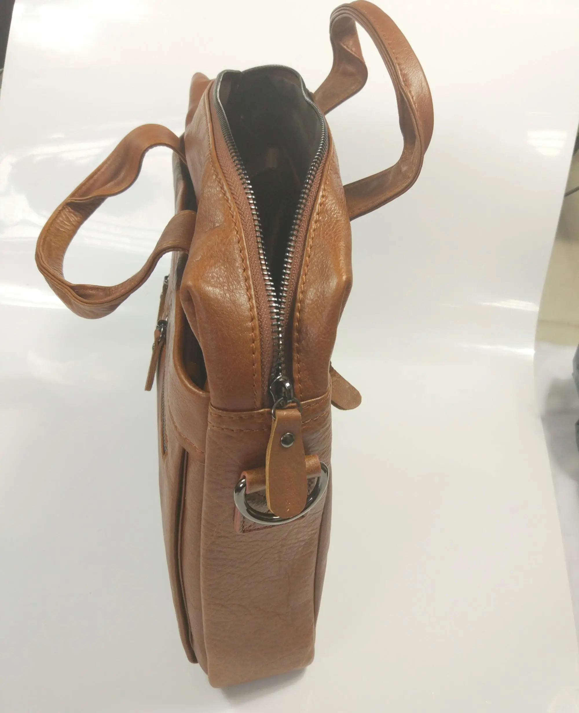 2017 Custom Handbag Classic Mens Genuine Leather Messenger Bags/hand