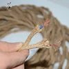 Vintage 2 Core Twisted Flax Wire 0.75mm Rope Hemp Covered Braided wire
