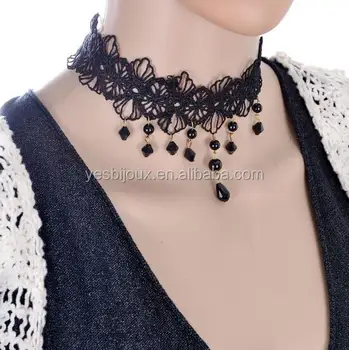 cloth choker necklaces