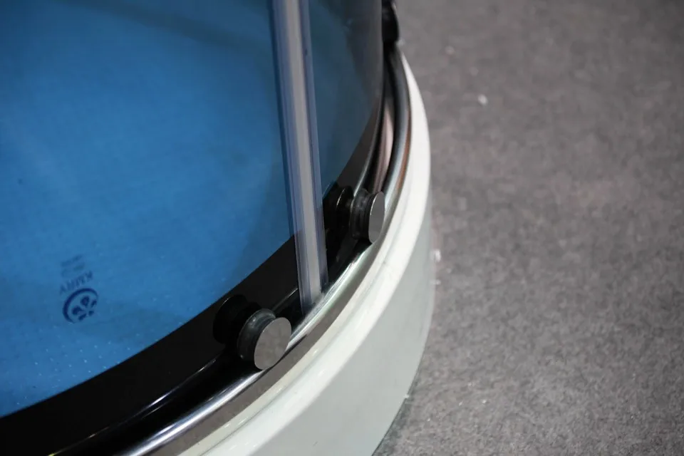curved glass sliding door