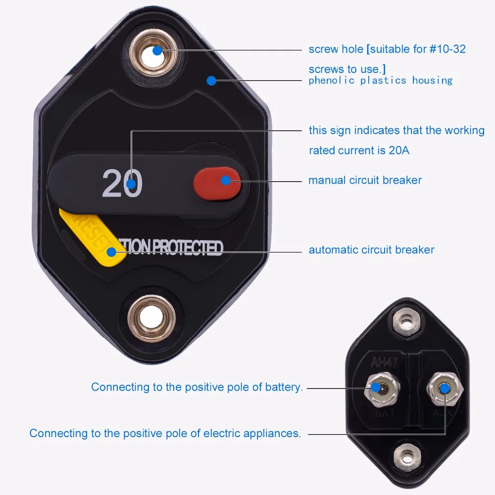 Предохранитель 32v 20a