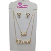 Double Layer Irap Arab Letter Necklace Earring Set For Wholesale From Yiwu Jewelry Factory