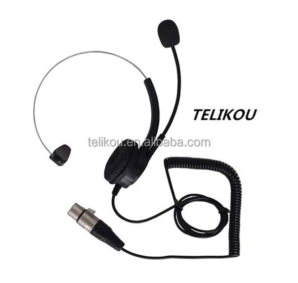 TELIKOU NE-11 Super light Headband Headset With Microphone Intercom Headset