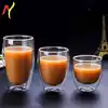 Heat resistant Double Wall Glass Mug, Beer Coffee and tea cup
