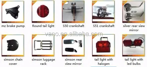 silver stainless steel Simson motorcycle ignition switch