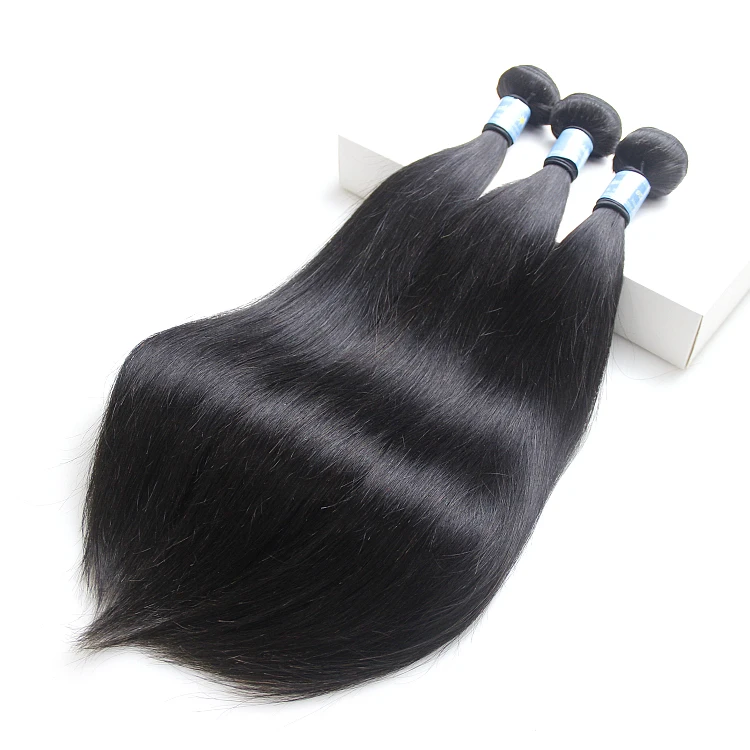 

Cuticle Aligned Unprocessed Virgin Natural Raw Indian Hair Directly From India Straight Bundle Free Sample, Natural color