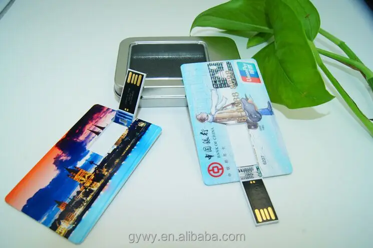 الصين مصنع الائتمان بطاقة فلاشة مزودة بفتحة يو إس بي محرك 4 جيجابايت ...