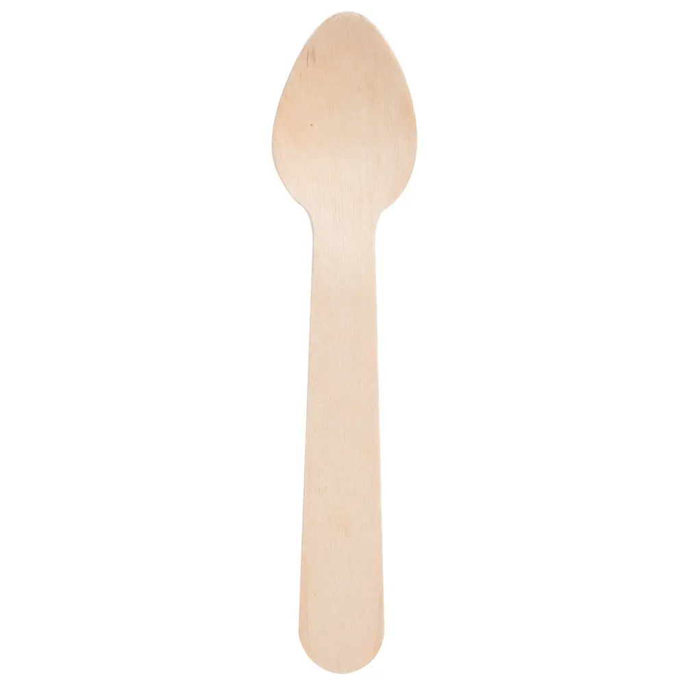 

110mm Natural Wooden Spoons Wooden Teaspoons, Natural wooden color