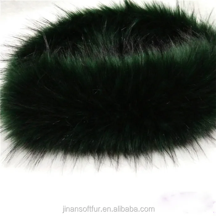 luxuy color faux fur fabric for winter women collar making
