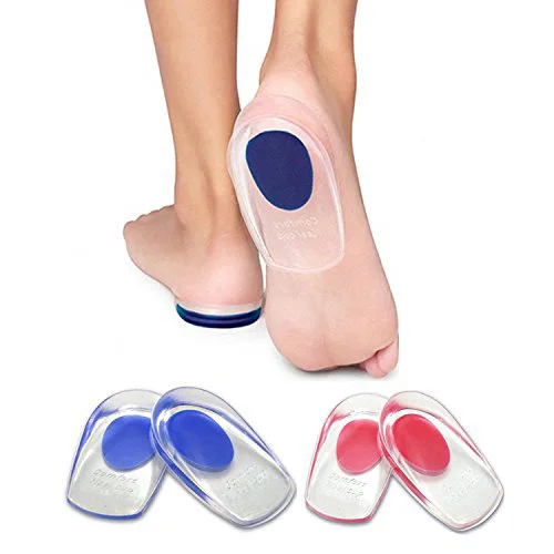 

Fast Height Increasing Shoe Pads PU Silicone Gel Back of Heel Cushions, Clear