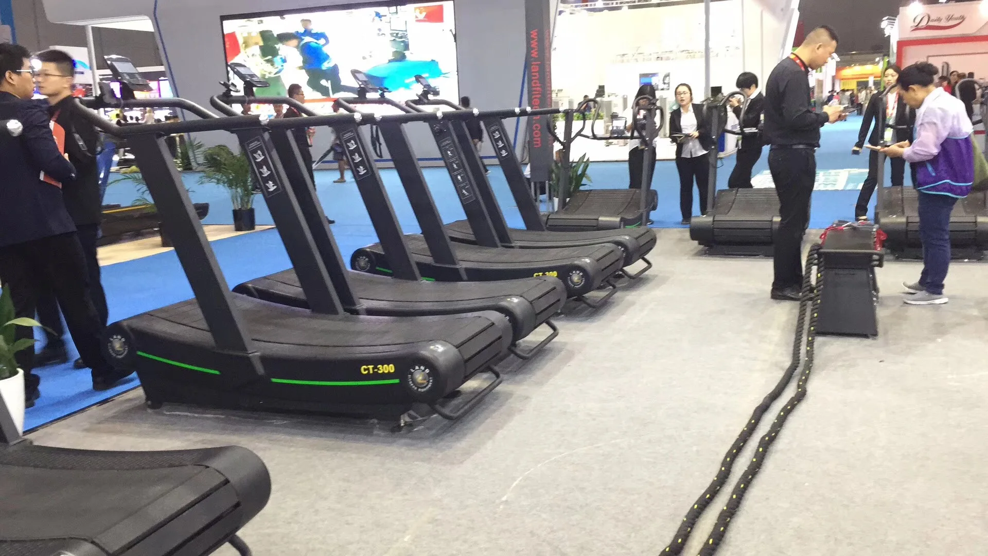 Ct300b High Quality Cardio Fitness Equipment Selfgenerating Electric Curve Treadmill Buy