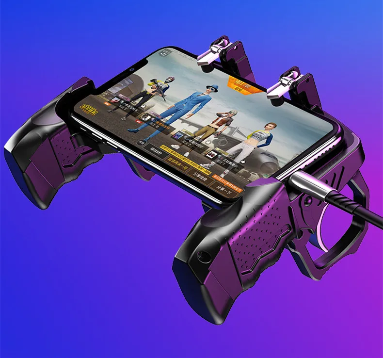 New Arrival 4 finger K21 Gamepad mobile game controller and joystisk