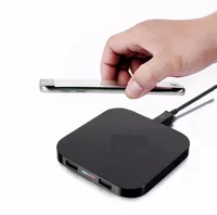 

3 in 1 quick wireless fast charging with 2 USB output