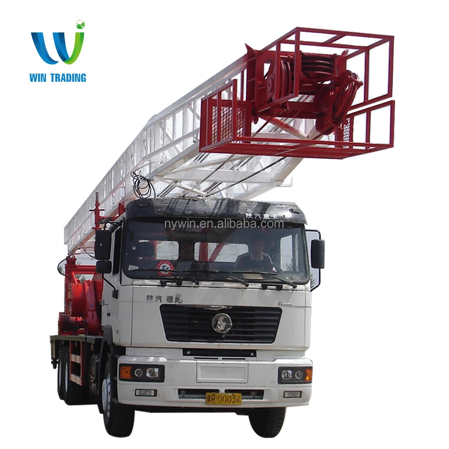 
RG API Standard Oil Field Oil and Gas Well Bore Hole Truck mounted Mobile 150hp XJ30 Drilling and Workover Rig 