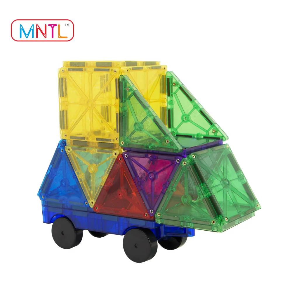 Mntl 110 Pcs Connecting Blocks Toys Kids Educational Plastic