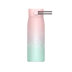 Image of Light Weight Metal Double Wall Stainless Steel Thermoses Vacuum Flask with Wide Mouth