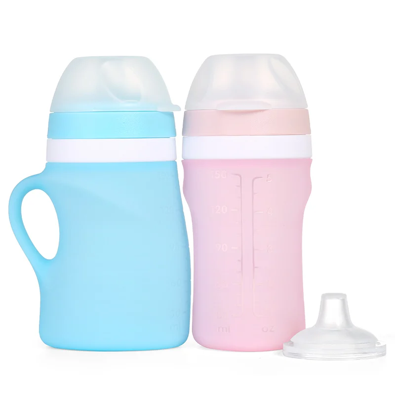 Eco Packaging Squeeze Baby Food Bottle Reusable Baby Food Spout