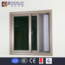 ROGENILAN ventanas correderas de aluminio cerraduras deslizantes verticales marco ventanas precio