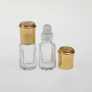 clear boston round glass bottle