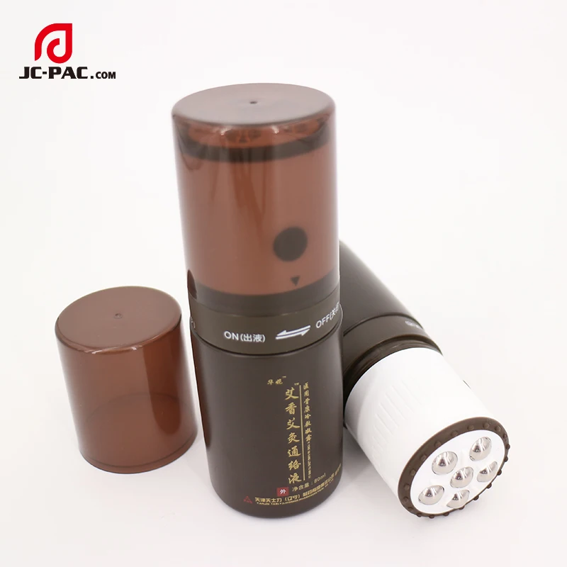 Bpa Free Cosmetic Six Steel Roller Ball Applicator Gel Applicator