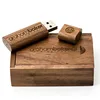 Fashion OEM Customized USB Flash Drive with Wooden Box