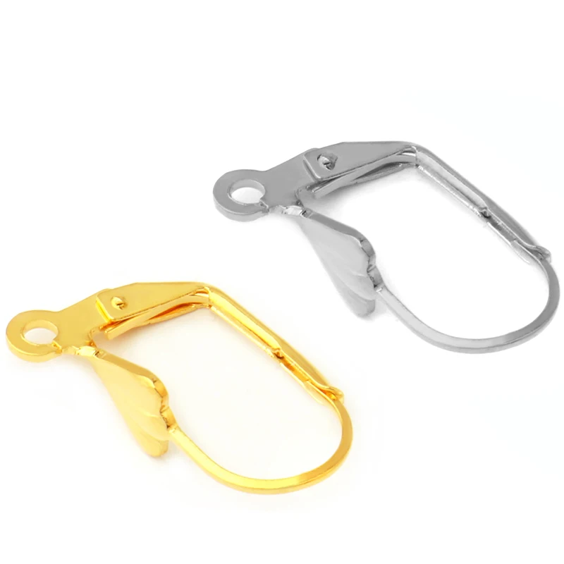 

2018 New Pure Stainless Steel / Gold 9*18MM Ear hook Earring Accessories Wholesale