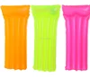 Fluorescent screen inflatable floating bed / outdoor travel inflatable mattress / swimming learning floating pad with pillow