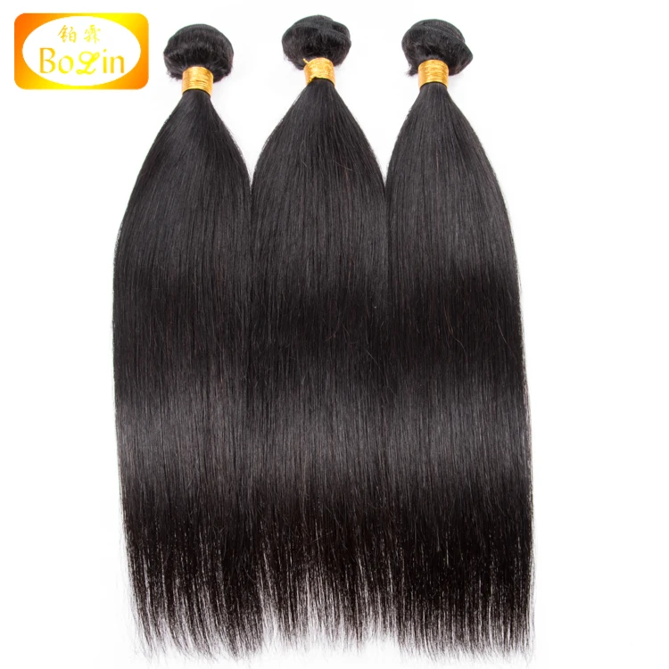 

Cuticle Aligned Raw Virgin Hair Weave With 3 Bundles Cheap High Quality 7A Brazilian Virgin Hair Straight, Natural color and can be dyed