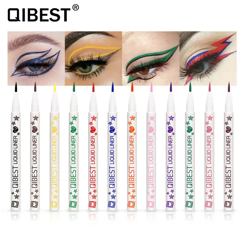 

Small MOQ accept women eye liner pencil waterproof eyeliner custom logo