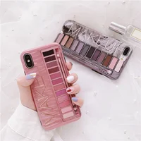 

for iphone x xs xr xs max eye shadow phone case,for iphone 8 7 6 soft tpu make up back cover