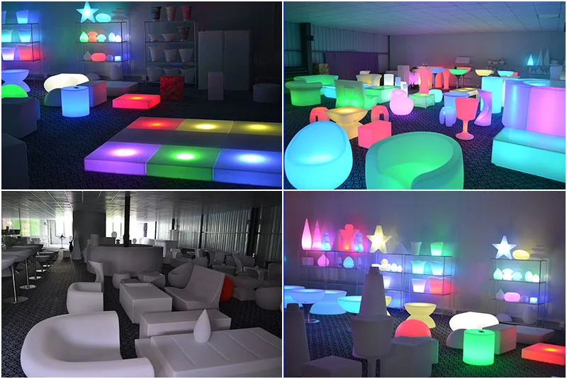 led plastic bar counter