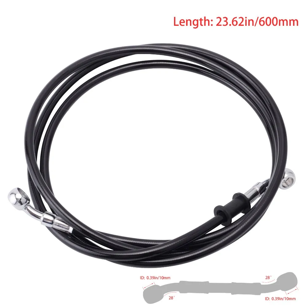 400mm To 2200mm Motorcycle Braided Stainless Steel Hydraulic Brake Hose