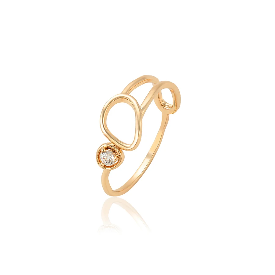 

15231 xuping fashion jewellery import accessories personalized 18k gold finger ring for girls