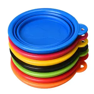 Eco-friendly Portable and Unbreakable Silicon Collapsible Pet Bowl
