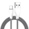Jade-Like Design Ceramics Type C Cable USB2.0 Fast Charging Cable Nylon Braided For Mobile
