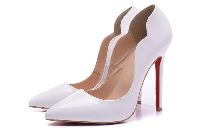 white red bottom heels