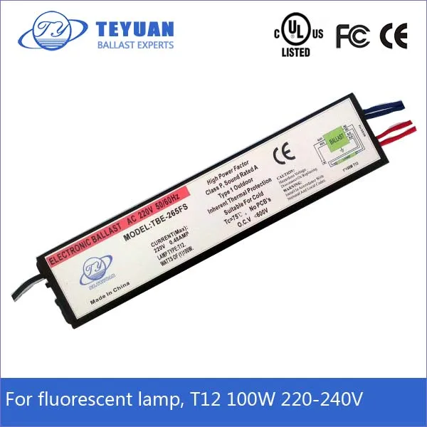 Good quality T12 100w fluorescent lamp ballast
