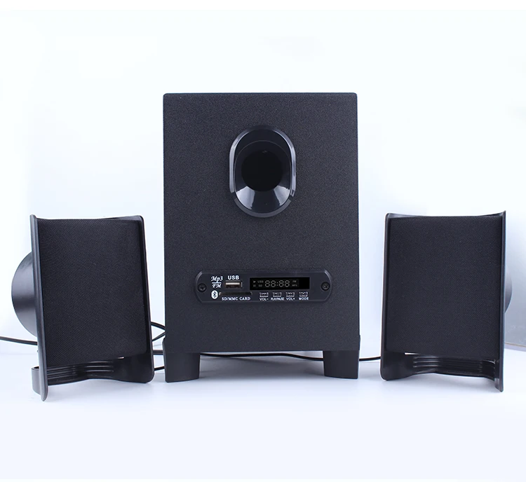 Super bass wired kisonli speaker built in amplifier with usb port for home cinema KTV