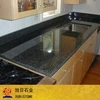 China supplier impala black granite, black color granite price, flat edge granite countertop