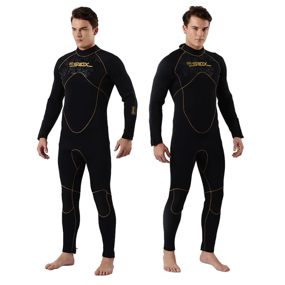 5mm Coldproof Wetsuit With Front Zipper Two-piece Long Sleeve Jacket
