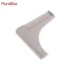 New Style Beard Shaping Tool Comb Hair Styling Template Beard Modelling Shaving Tool plastic beard comb