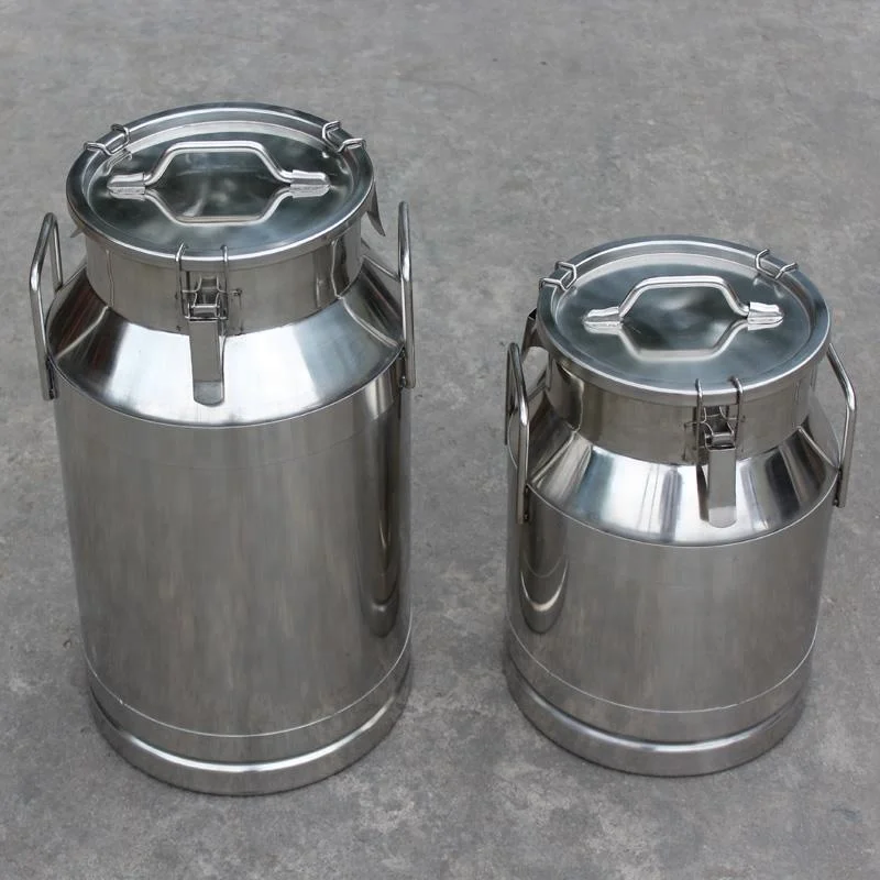 20l 25l 40l 50l Stainless Steel Aluminum Milk Can With Lid For Milk