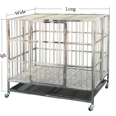 

New Design strong stainless steel modular large dog cage