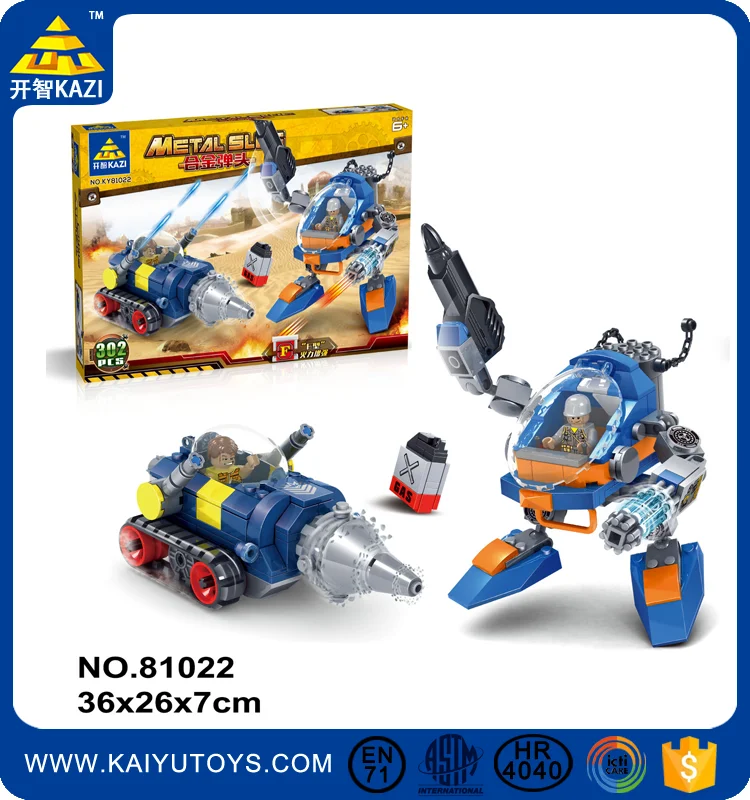 Kazi Building Blocks 353pcs New Metal Slug Series Brick Toys For